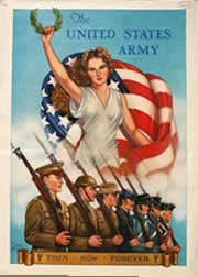 The United States Army .. Then, Now, Forever      World War Two